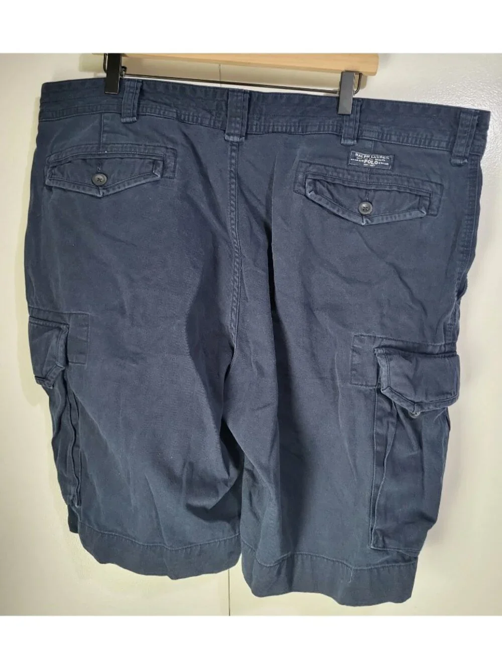 POLO Ralph Lauren Men's SZ 46 Navy Blue Cargo Utility Shorts